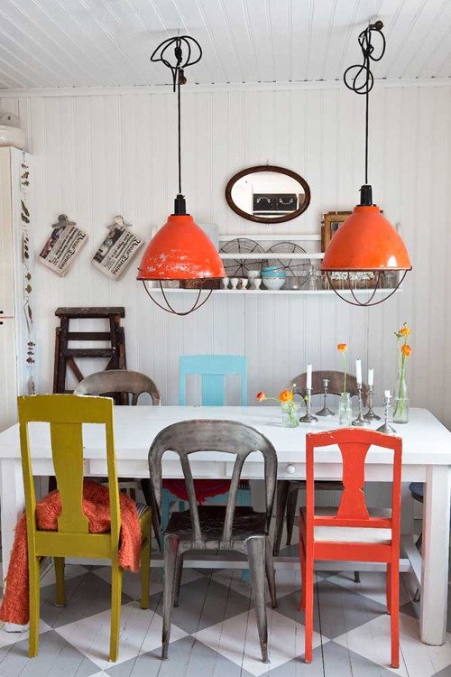 tangerine dining room